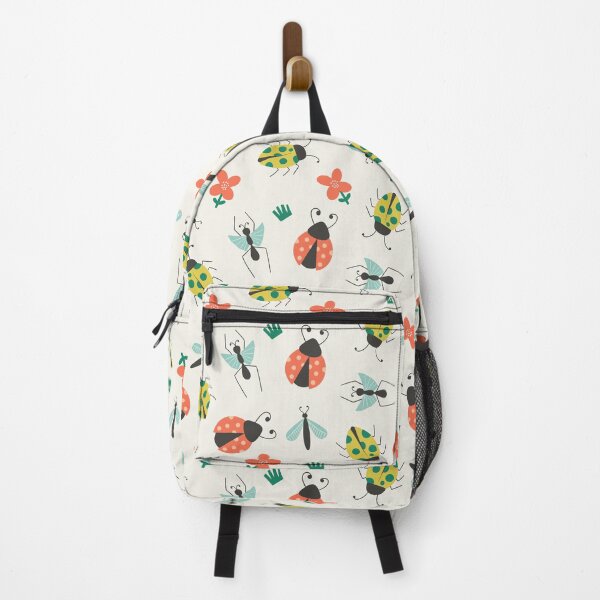 Item preview, Spring bugs vector seamless repeat patterns for kids designed and sold by Retro Street Studios.