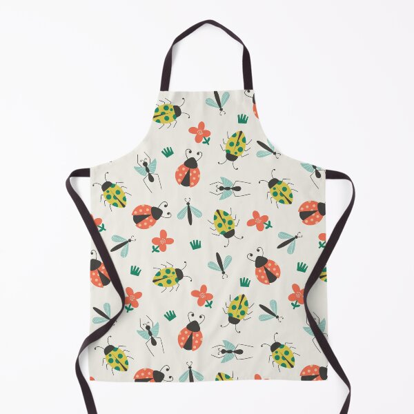 Item preview, Spring bugs vector seamless repeat patterns for kids designed and sold by Retro Street Studios.