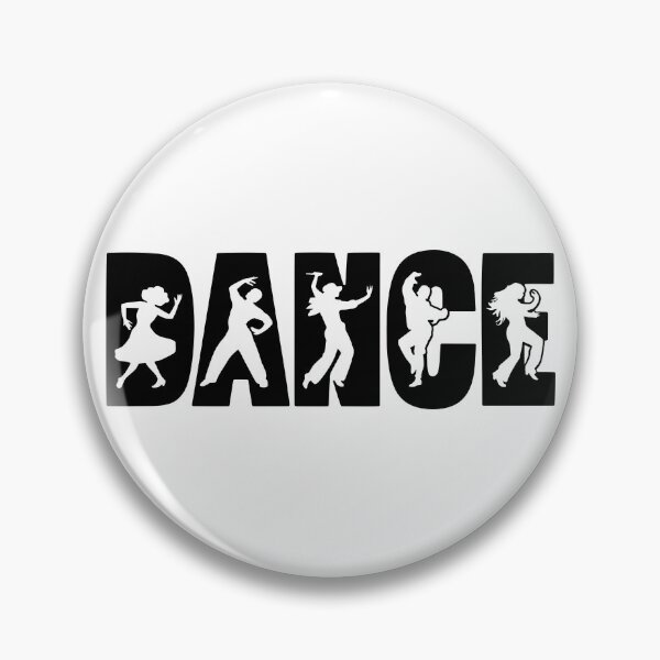 Item preview, Dance Sign with Figures – Minimalist Black Typography Design designed and sold by AMwear.