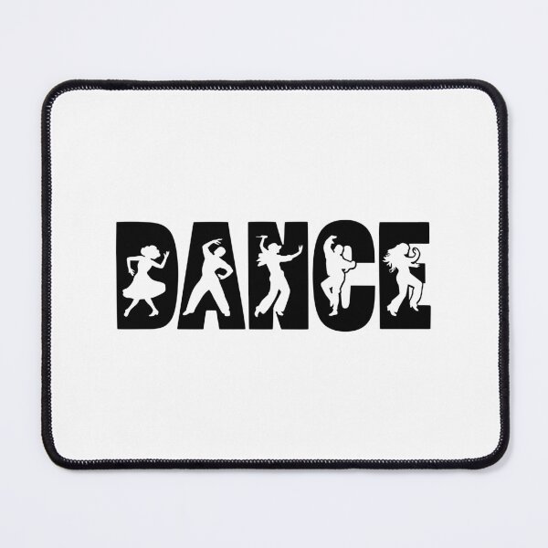 Item preview, Dance Sign with Figures – Minimalist Black Typography Design designed and sold by AMwear.