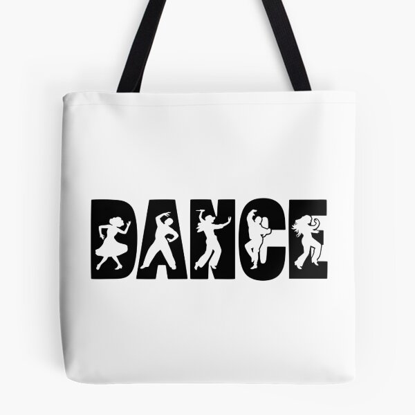 Item preview, Dance Sign with Figures – Minimalist Black Typography Design designed and sold by AMwear.