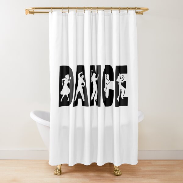 Item preview, Dance Sign with Figures – Minimalist Black Typography Design designed and sold by AMwear.