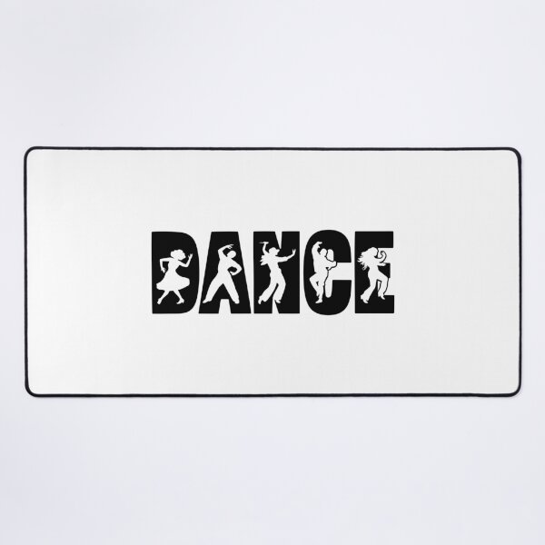 Item preview, Dance Sign with Figures – Minimalist Black Typography Design designed and sold by AMwear.