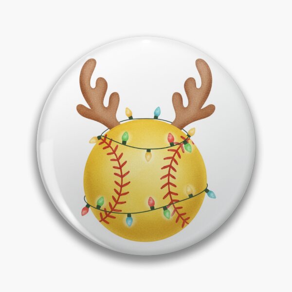 Artikelvorschau, Weihnachts-Softball mit Rentiergeweih entworfen und verkauft von Tigerr3g.