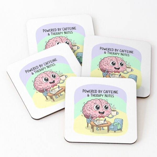Item preview, Cartoon Brain in Bow Tie with Therapy Notes designed and sold by SplashTastic.