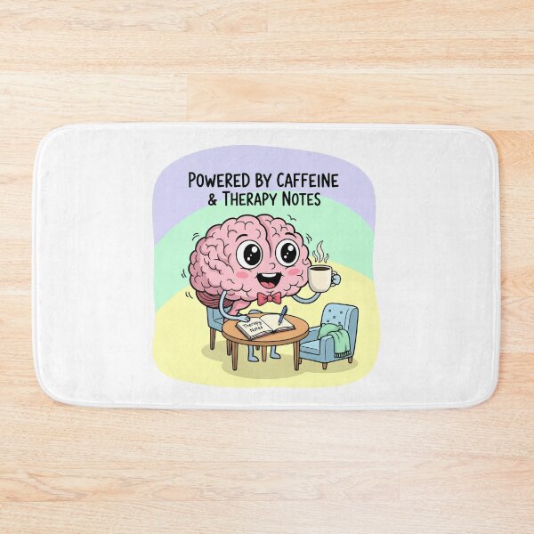 Item preview, Cartoon Brain in Bow Tie with Therapy Notes designed and sold by SplashTastic.
