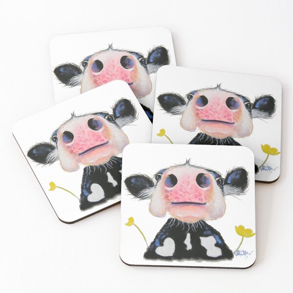 Item preview, CoW PRiNT ' NoSeY DAFFODIL ' by Shirley MacArthur designed and sold by Shirley MacArthur Art.