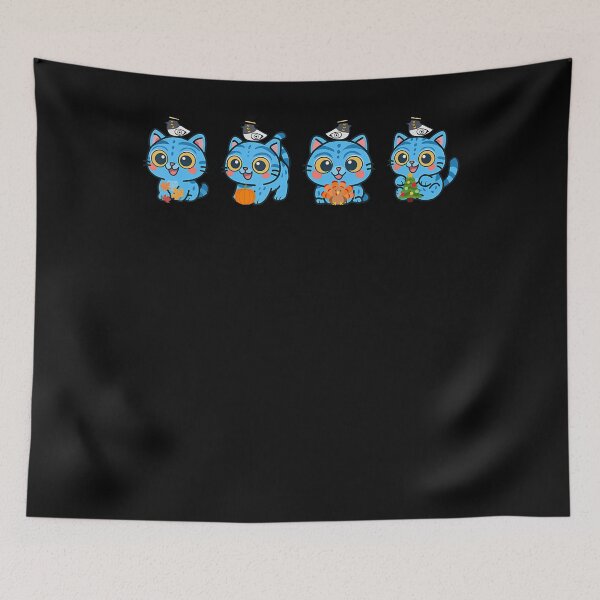 Item preview, Hallowthanksmas Derpy Cat K Pop Inspired Holidays designed and sold by charlettebren.