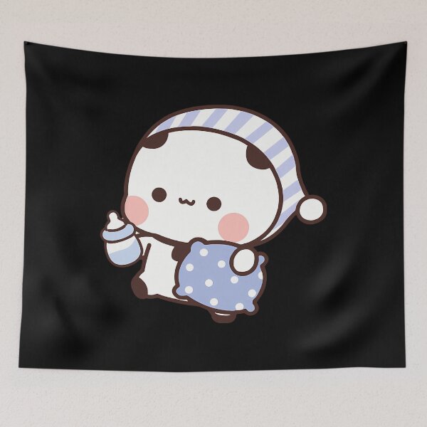 Item preview, Bubu Panda Going To Sleep With Dudu Bear designed and sold by FieldGonzalez93.