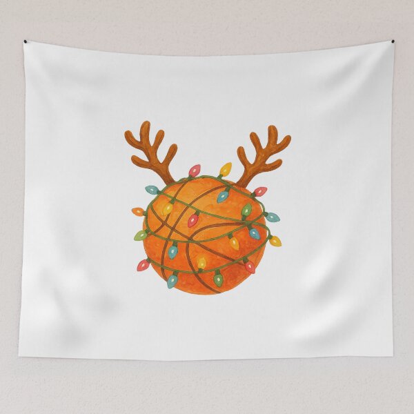 Item preview, Christmas Reindeer Basketball designed and sold by Alex Songs.