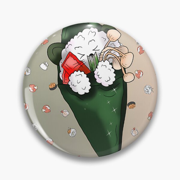 Item preview, Sleepy Cartoon Sushi Temaki designed and sold by FieldGonzalez93.