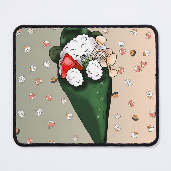 Item preview, Sleepy Cartoon Sushi Temaki designed and sold by FieldGonzalez93.