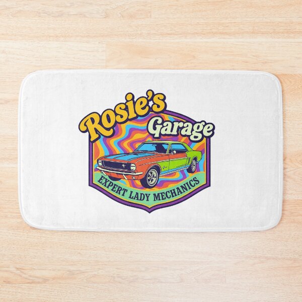 Item preview, Rosie's Garage - Expert Lady Mechanics - Psychedelic Muscle Car designed and sold by RedDelaney.