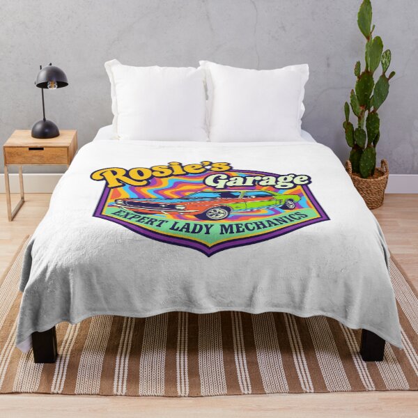 Item preview, Rosie's Garage - Expert Lady Mechanics - Psychedelic Muscle Car designed and sold by RedDelaney.
