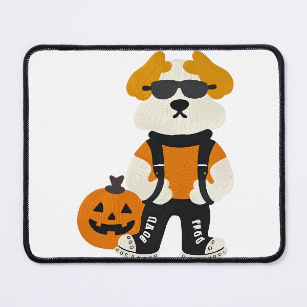 Item preview, Muscle Halloween Dog designed and sold by MUSIC_LABO.