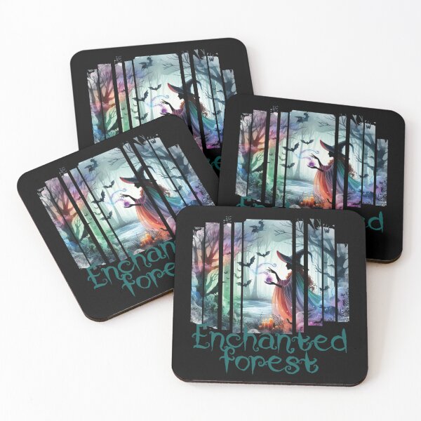 Item preview, Enchanted forest with a charming witch designed and sold by DżodżoJoy.