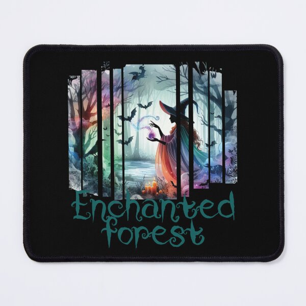 Item preview, Enchanted forest with a charming witch designed and sold by DżodżoJoy.