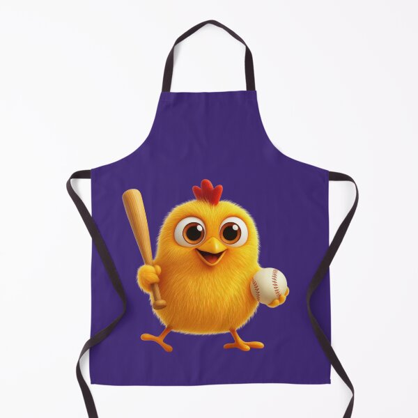 Item preview, playing baseball, kawaii chick designed and sold by Mauswohn.