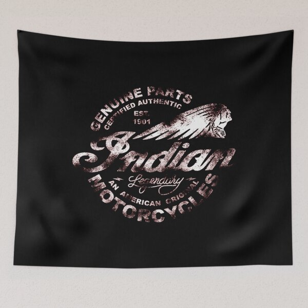 Item preview,  Indian Motorcycles Vintage Sign Legendary_White designed and sold by HarpoHorton.