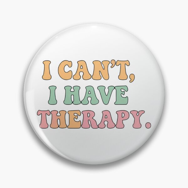 Item preview, Playful Therapy Quote in Vintage-Inspired Typography designed and sold by SplashTastic.