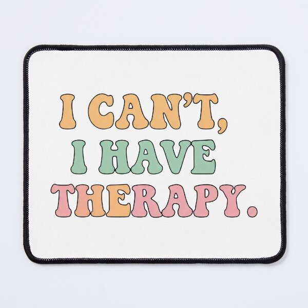 Item preview, Playful Therapy Quote in Vintage-Inspired Typography designed and sold by SplashTastic.