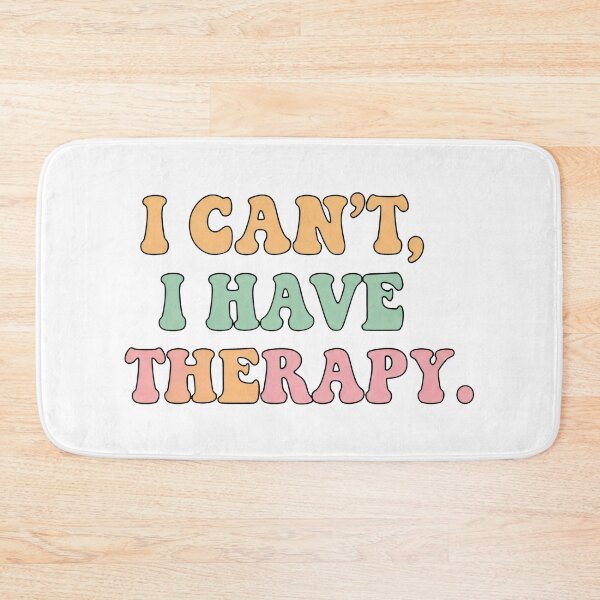 Item preview, Playful Therapy Quote in Vintage-Inspired Typography designed and sold by SplashTastic.