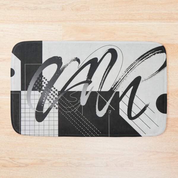 Item preview, Graphic Typography Abstract Wall Art – Modern Letter Canvas Print designed and sold by jazzyfunky.