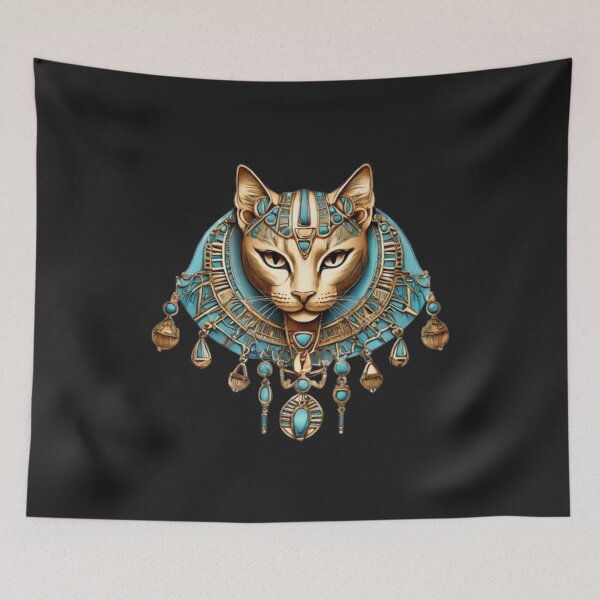 Item preview, Sacred Cat Amulet – Vintage Egyptian Necklace Art designed and sold by Antik by Schulz.