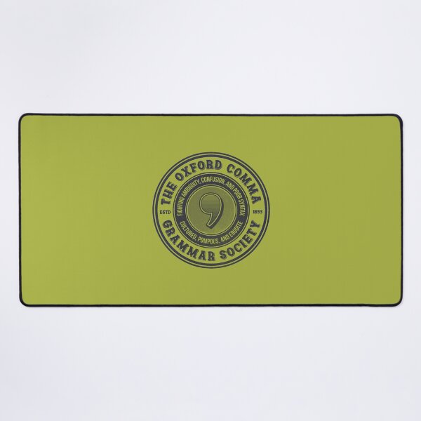 Item preview, The Oxford Comma Grammar Society.png designed and sold by adionew.
