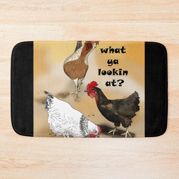 Item preview, Farmyard Cartoon Chickens designed and sold by HaneyFashion.