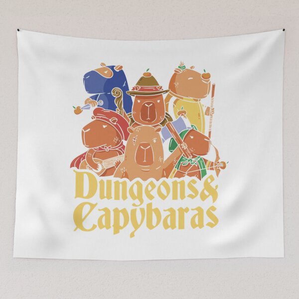 Item preview, Dungeons And Capybaras designed and sold by Missilianeolk.