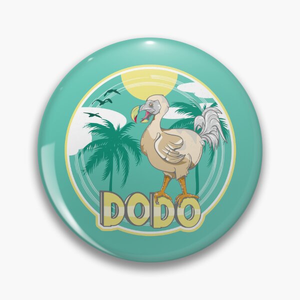 Item preview, Dodo on a tropical island designed and sold by ekpatterns.