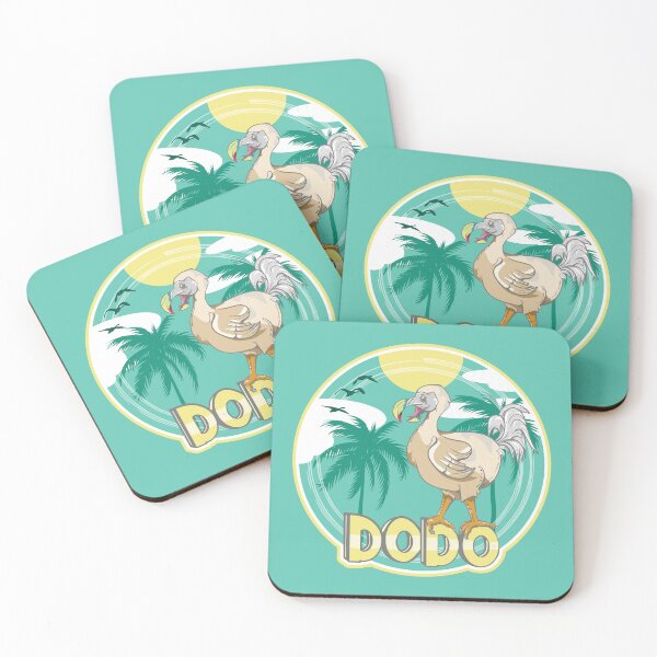 Item preview, Dodo on a tropical island designed and sold by ekpatterns.