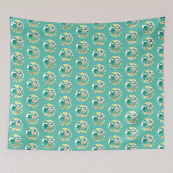 Item preview, Dodo on a tropical island designed and sold by ekpatterns.