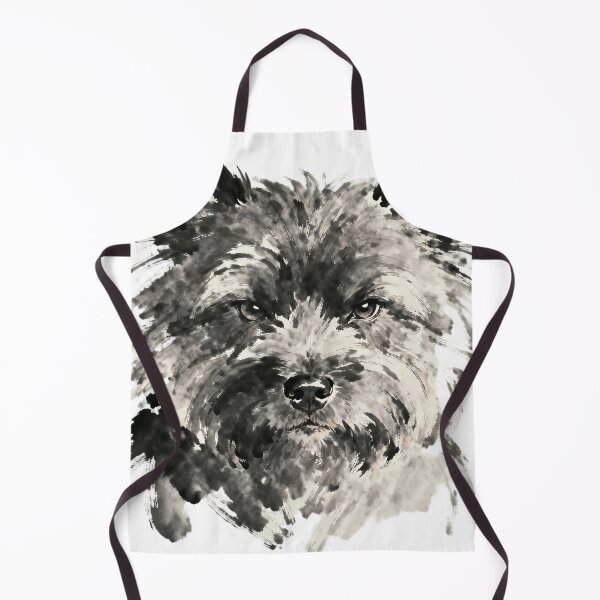 Item preview, Cairn Terrier Ink Painting Close-up designed and sold by forget45studio.