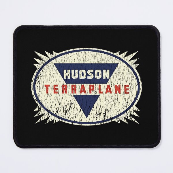 Item preview, Hudson Terraplane emblem 1932-1938 - aged, shop worn, midnight oil print designed and sold by retropetrol.