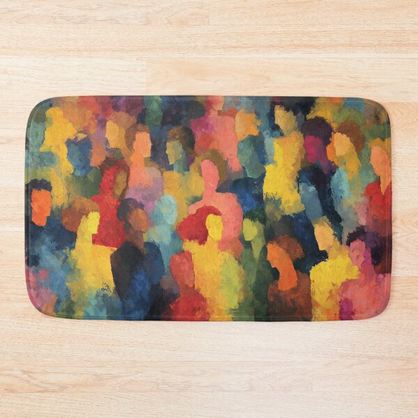 Item preview, 064 Vibrant Crowd in Abstract Colors designed and sold by nikoart001.