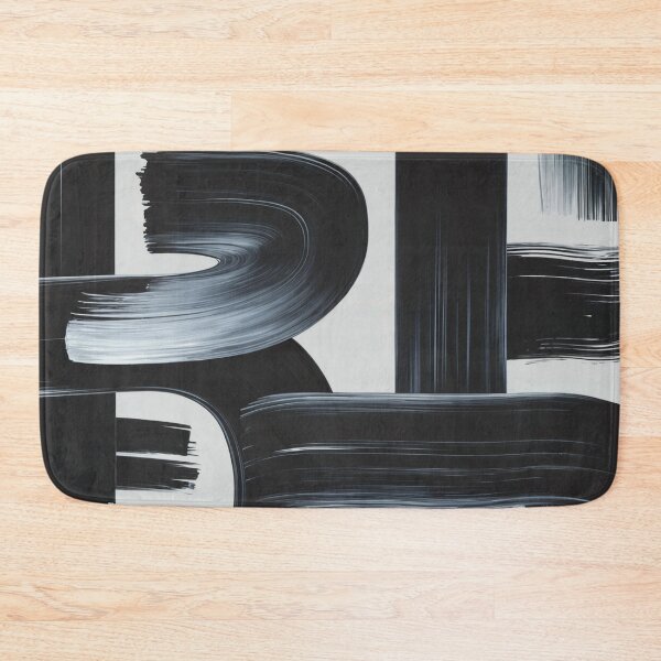 Item preview, Black Architectural Abstract Wall Art – Structural Shapes Canvas Print designed and sold by jazzyfunky.