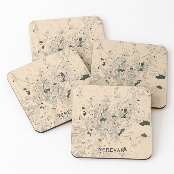Item preview, Yerevan City Map of Armenia  - Vintage designed and sold by deMAP.