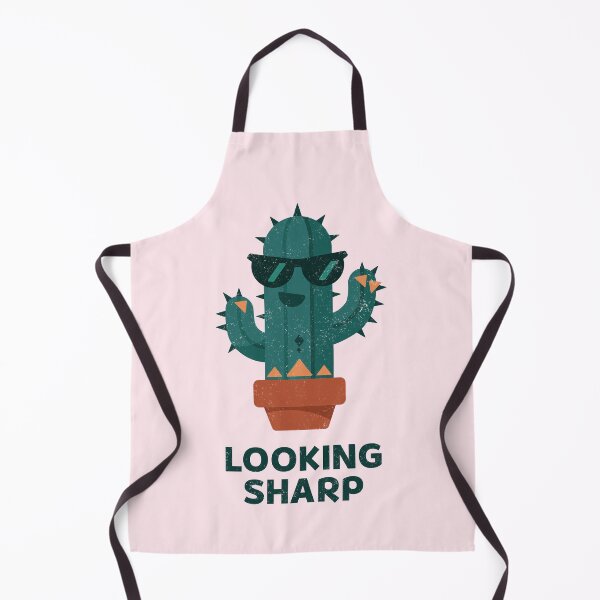 Item preview, Looking Sharp – Funny Cactus Pun Design (Pink) designed and sold by Lucy Cooper.