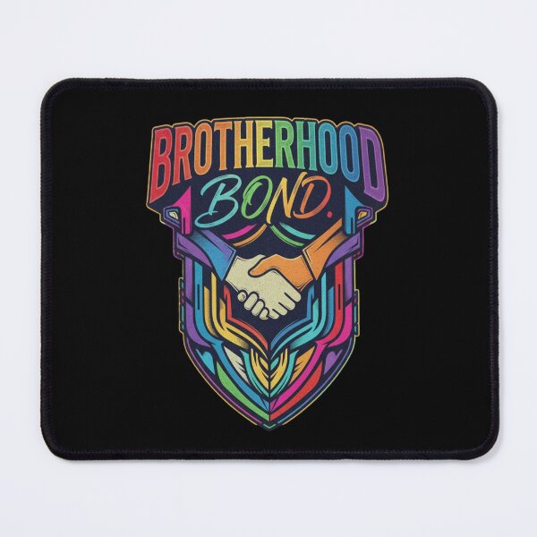 Item preview, Brotherhood Bond Unity Handshake Emblem designed and sold by PrintBreeze.