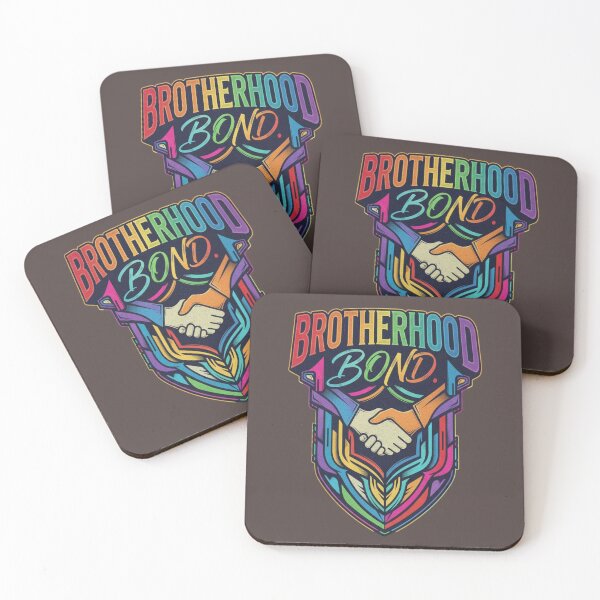 Item preview, Brotherhood Bond Unity Handshake Emblem designed and sold by PrintBreeze.