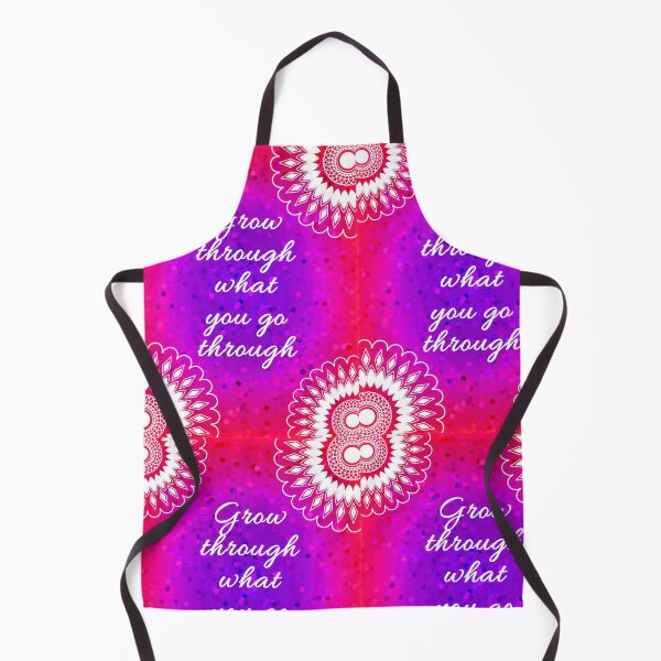 Item preview, Mandala art design with quote grow through what you go through designed and sold by CanvasCharmHub.