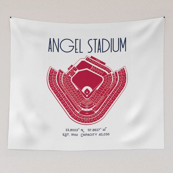 Item preview,  Los Angeles Anaheim Angels Stadium Baseball designed and sold by naickanontolk.