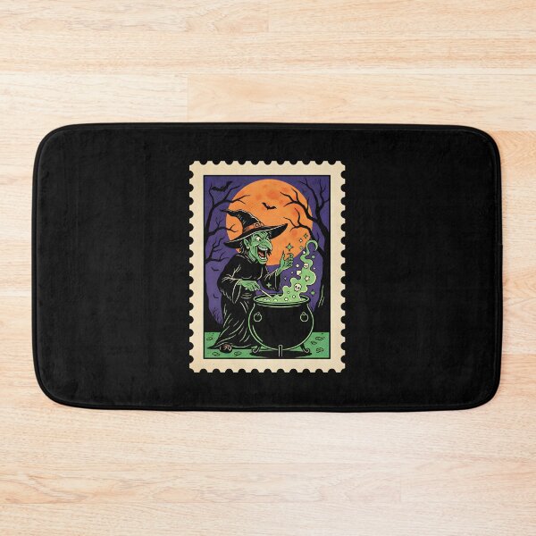 Item preview, HALLOWEEN STAMP - WITCH MAKING POISONOUS POTION designed and sold by justyna-s28.