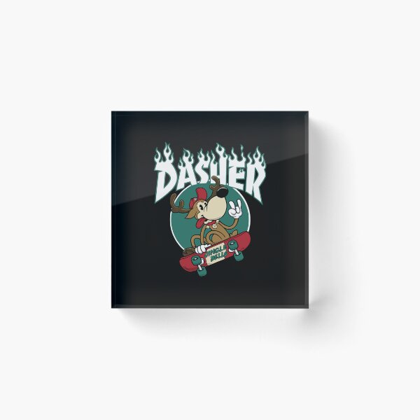 Item preview, asher - Skateboarding Reindeer - Funny Xmas Cartoon designed and sold by emmanueltitiana.