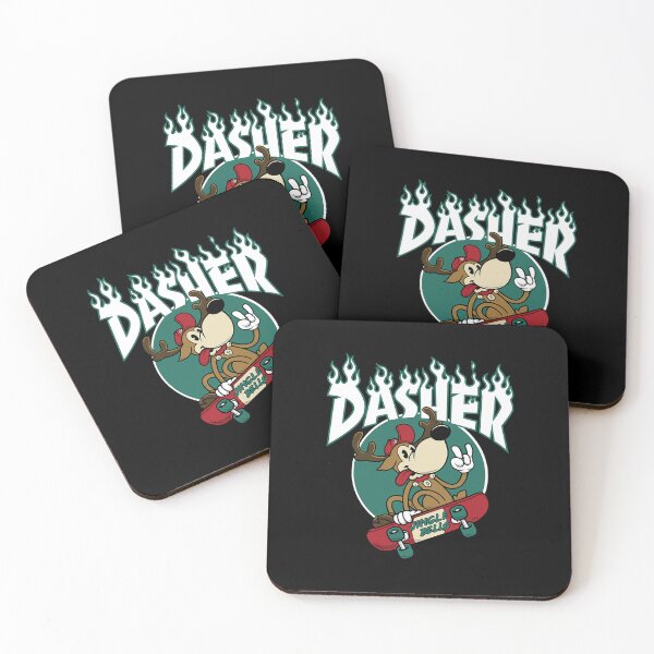 Item preview, asher - Skateboarding Reindeer - Funny Xmas Cartoon designed and sold by emmanueltitiana.