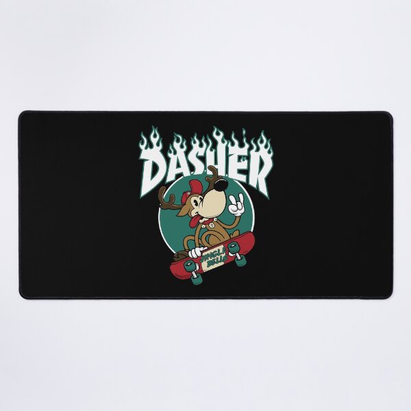 Item preview, asher - Skateboarding Reindeer - Funny Xmas Cartoon designed and sold by emmanueltitiana.