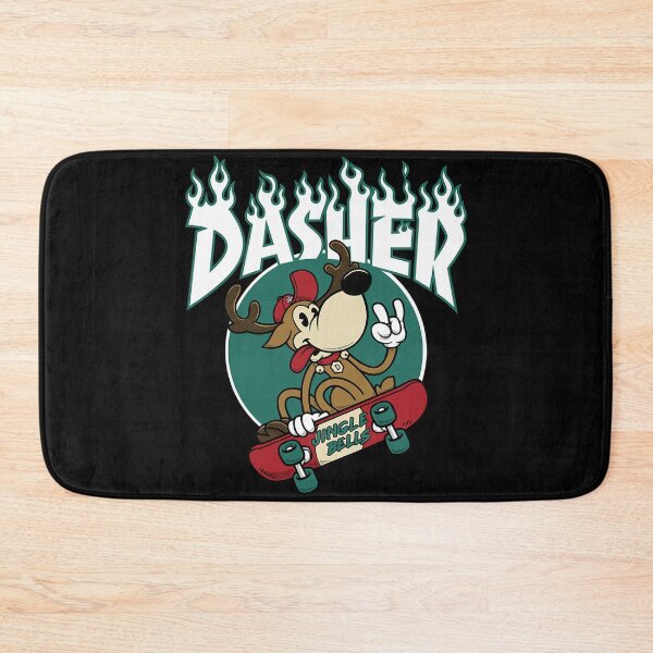 Item preview, asher - Skateboarding Reindeer - Funny Xmas Cartoon designed and sold by emmanueltitiana.