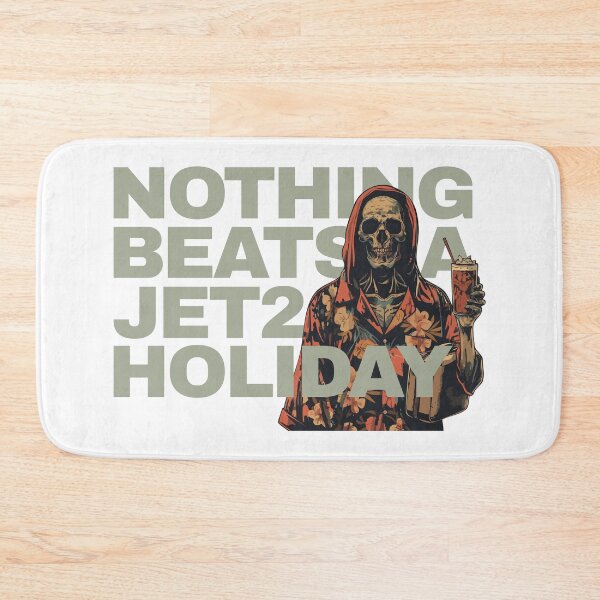 Item preview, Grim Reaper Holiday Shirt – Nothing Beats a Jet2Holiday | Dark Humor Skeleton Design designed and sold by idgafstudio.ch.